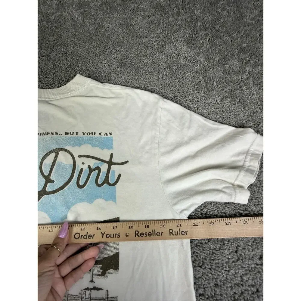 Jordan Davis Shirt Mens L White Buy Dirt Graphic Crew Neck Cotton Tagless